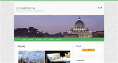 Desktop Screenshot of limousinrome.com