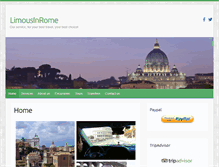 Tablet Screenshot of limousinrome.com